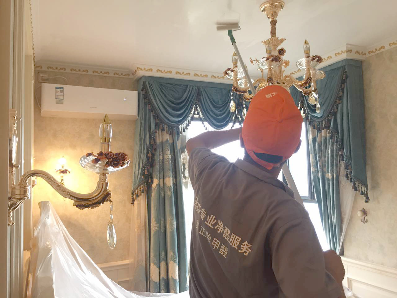 臥室頂面滾筒全方位施工 臥室頂面滾筒全方位施工