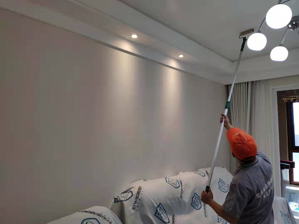 客廳頂面滾筒全方位施工 客廳頂面滾筒全方位施工